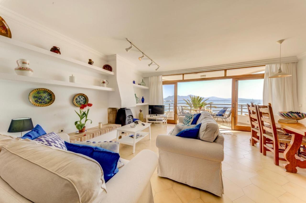 Beachfront Apartment Simar By Sealand Villas Port de Pollenca Bagian luar foto